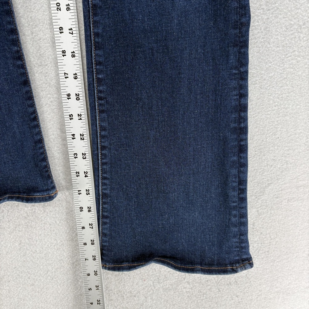 American Eagle Kick Boot Jeans Womens 8 Blue Medium Wash Mid Rise Stretch Denim - Picture 8 of 12